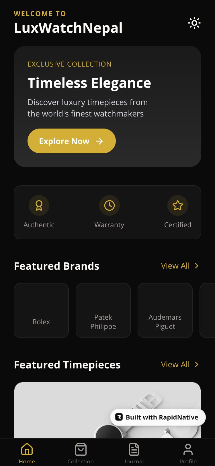 LuxWatchNepal screen 1