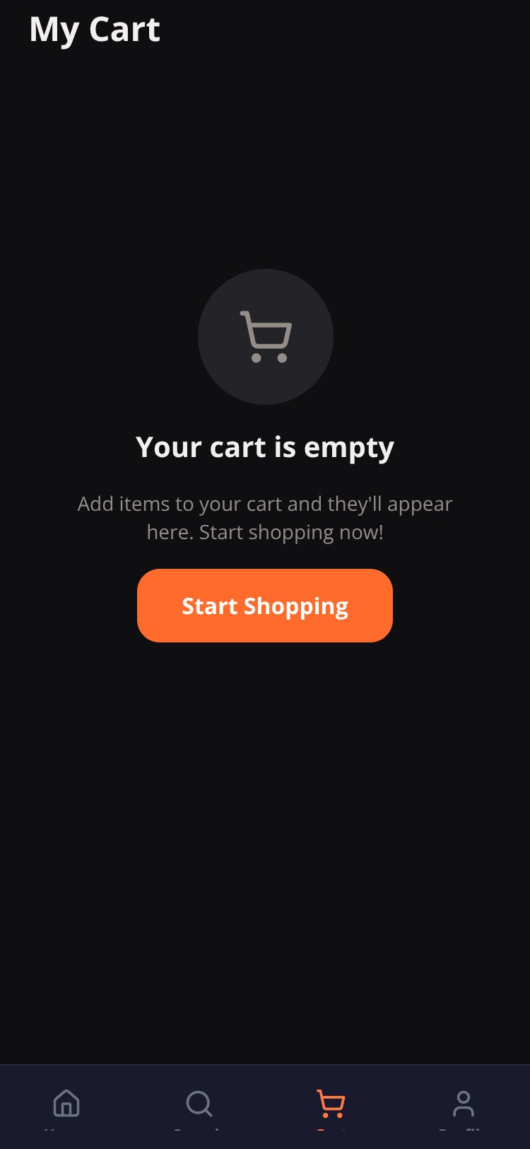 ShopXpress screen 1