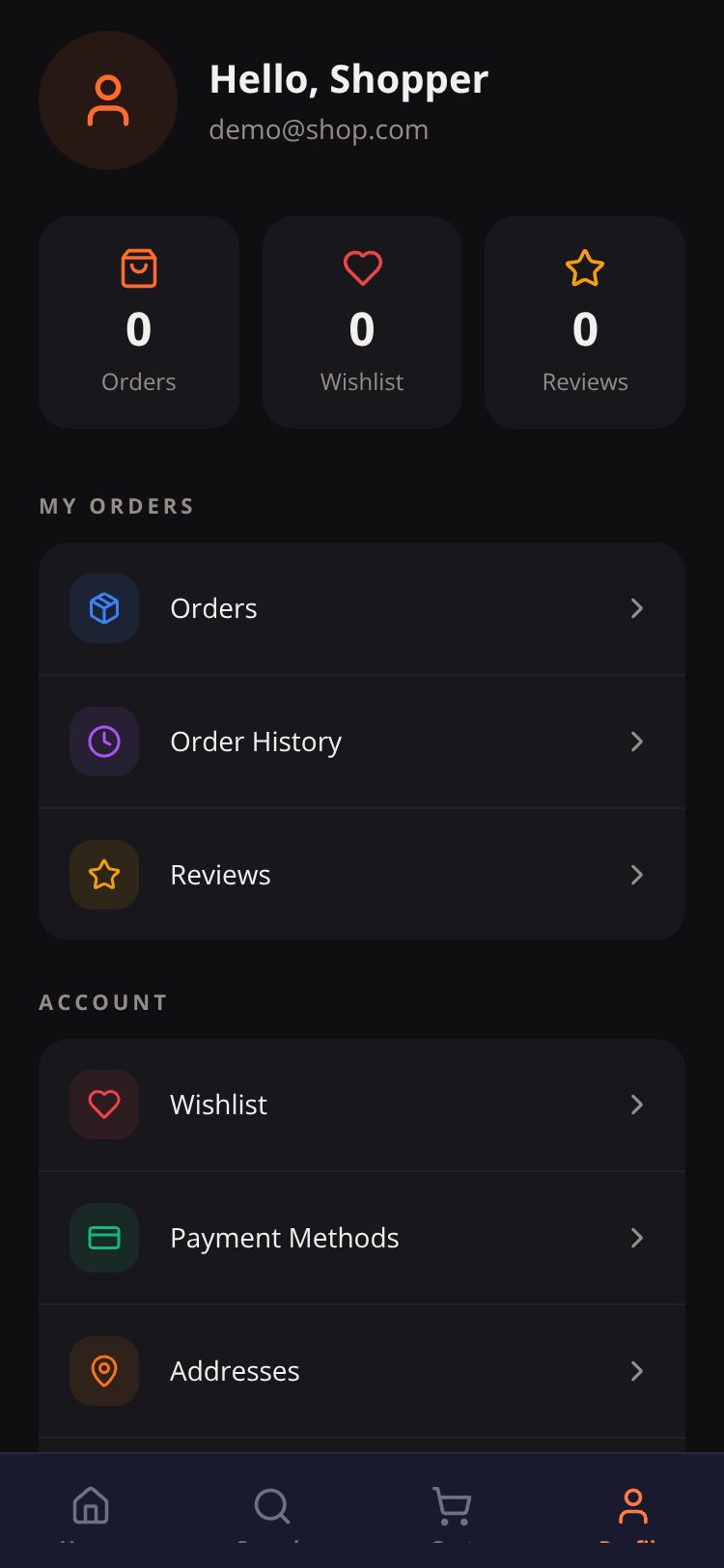 ShopXpress screen 3