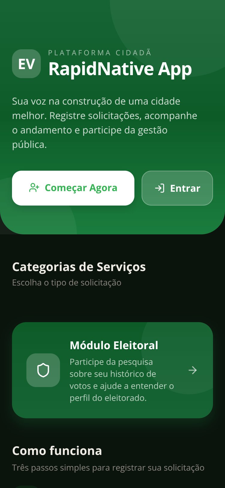 Eu Voto screen 3