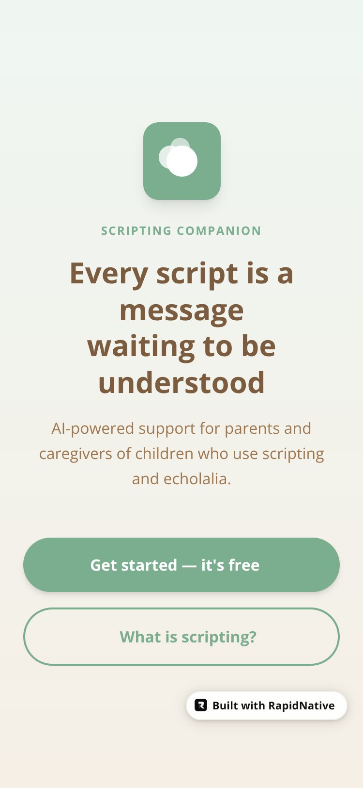 WiseBase screen 1