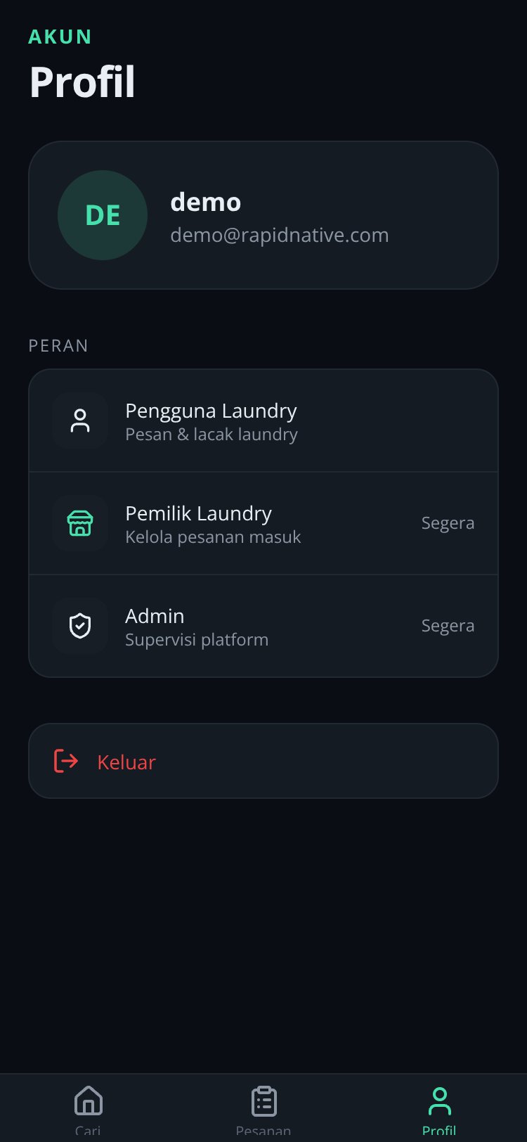 WashHub screen 5