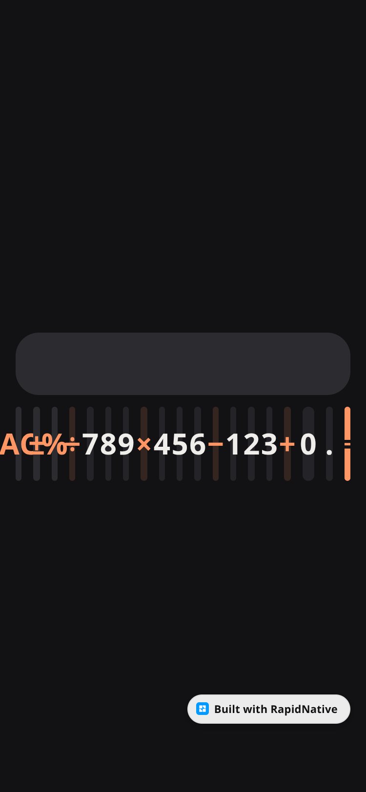 Calculator screen 1