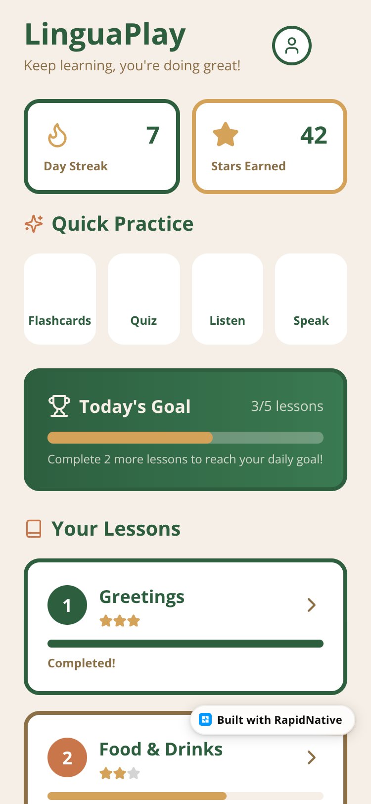 MyApp screen 2