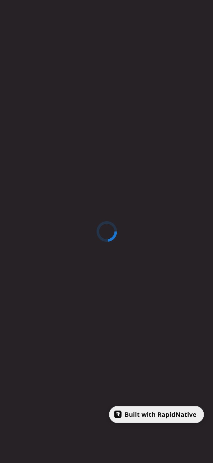 RapidNative App screen 1