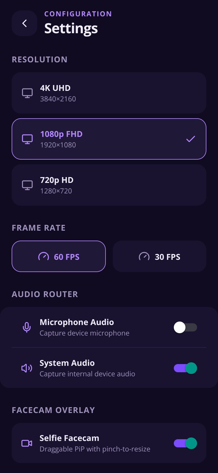 ReCord screen 3