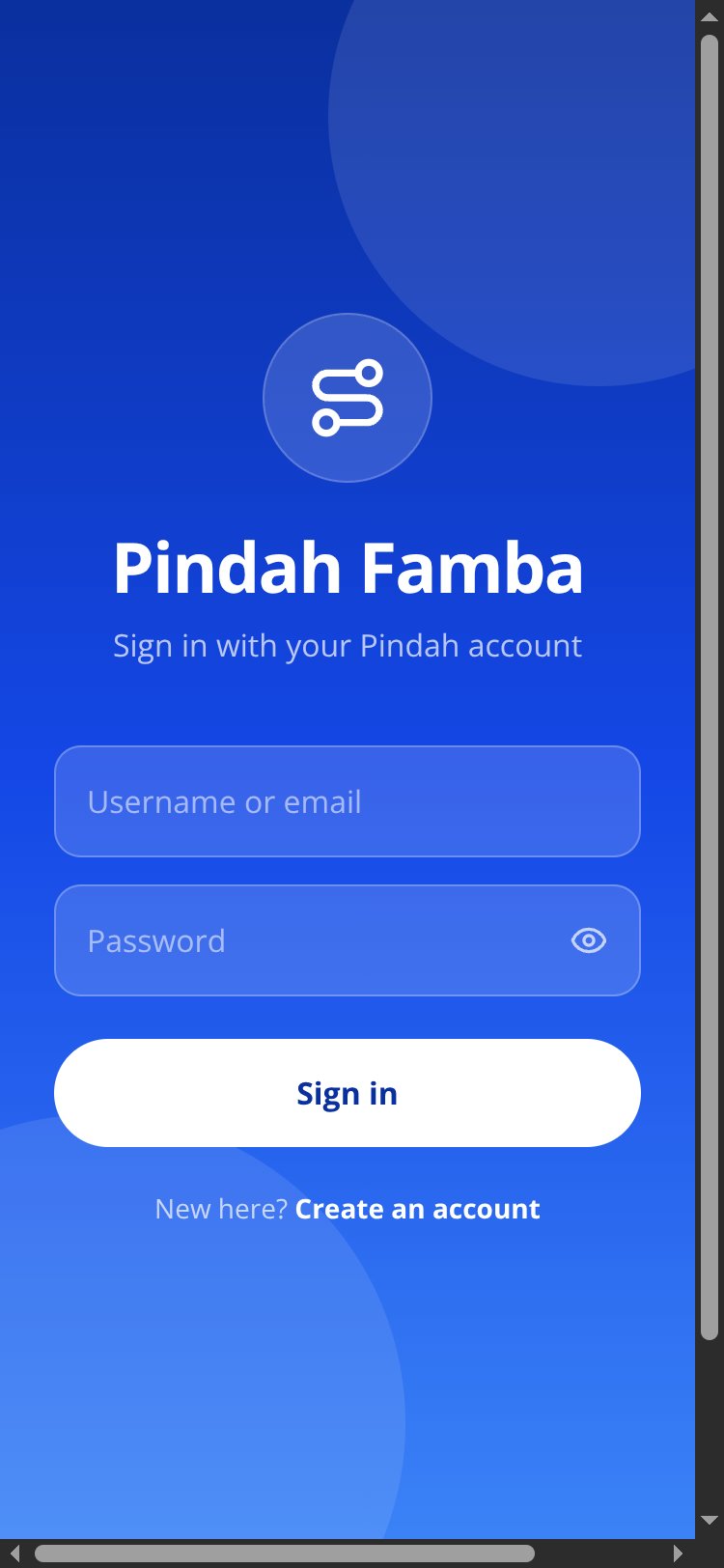 Pindah Famba screen 1