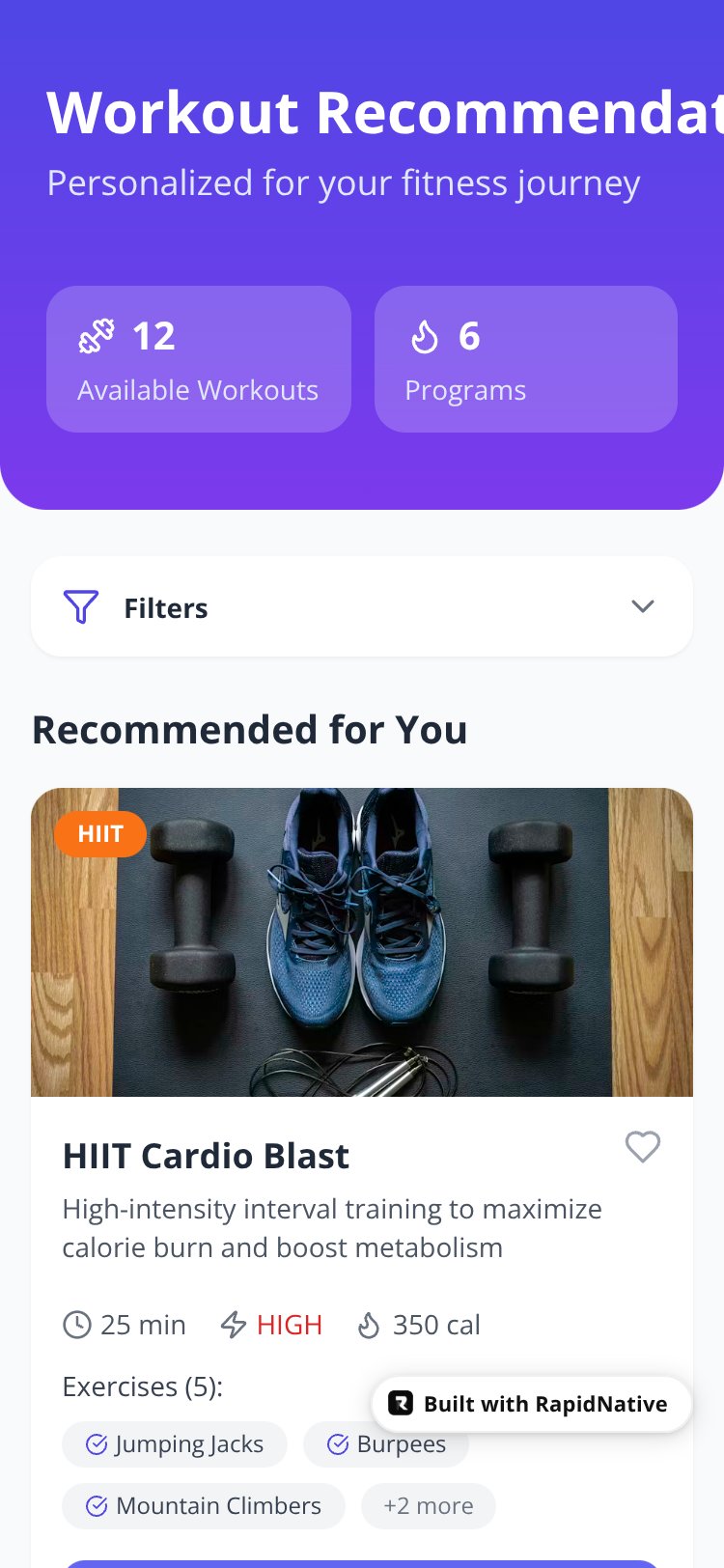 FitTrack Copy screen 2