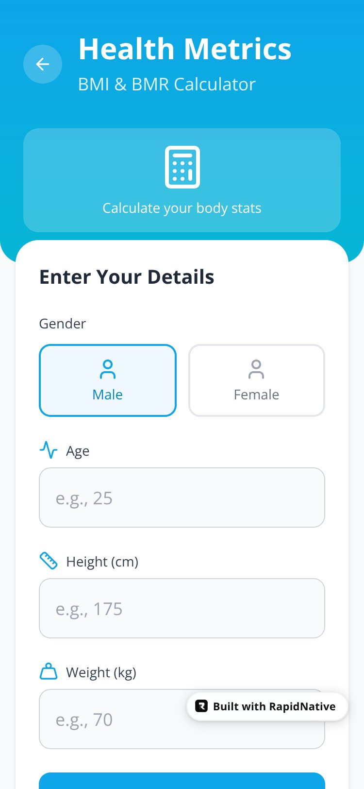 FitTrack Copy screen 3