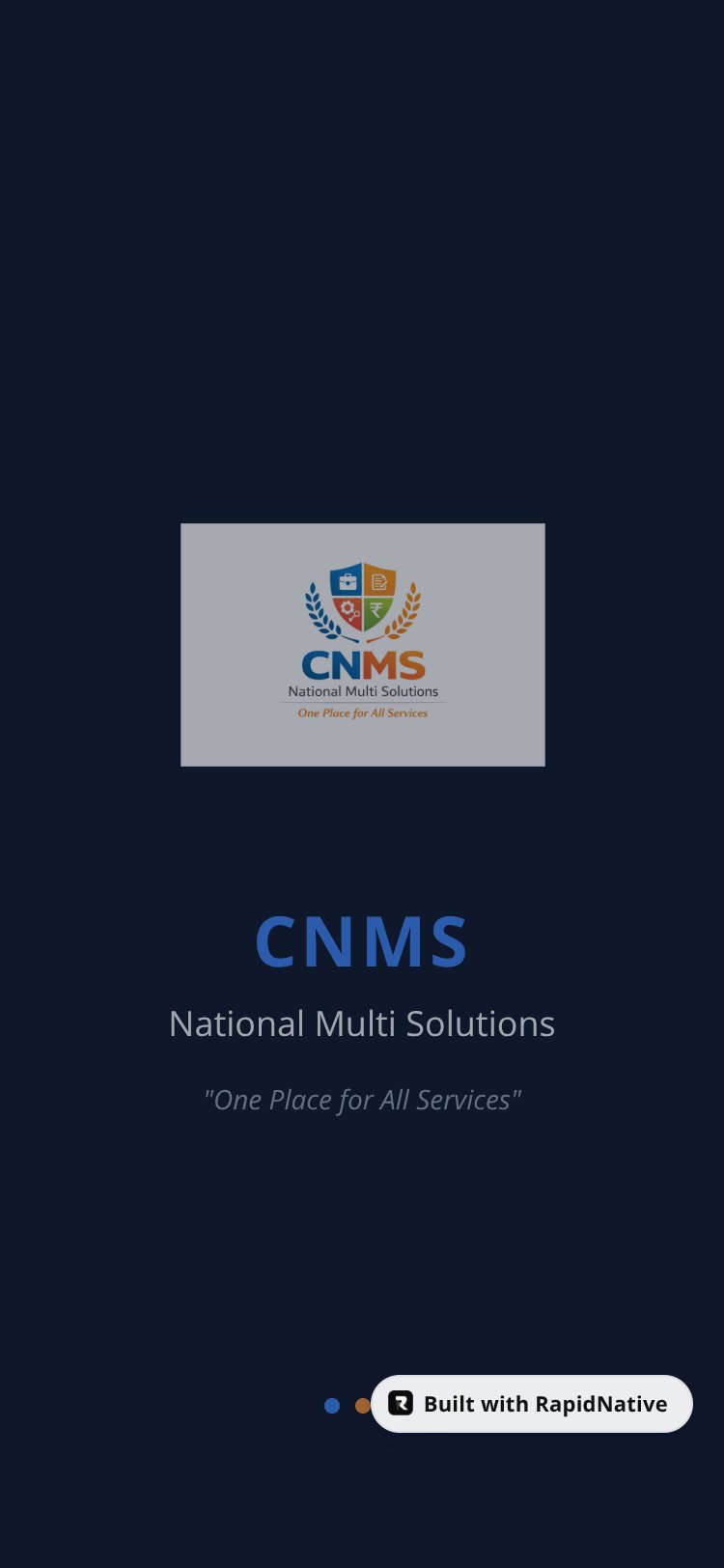 CNMS screen 1