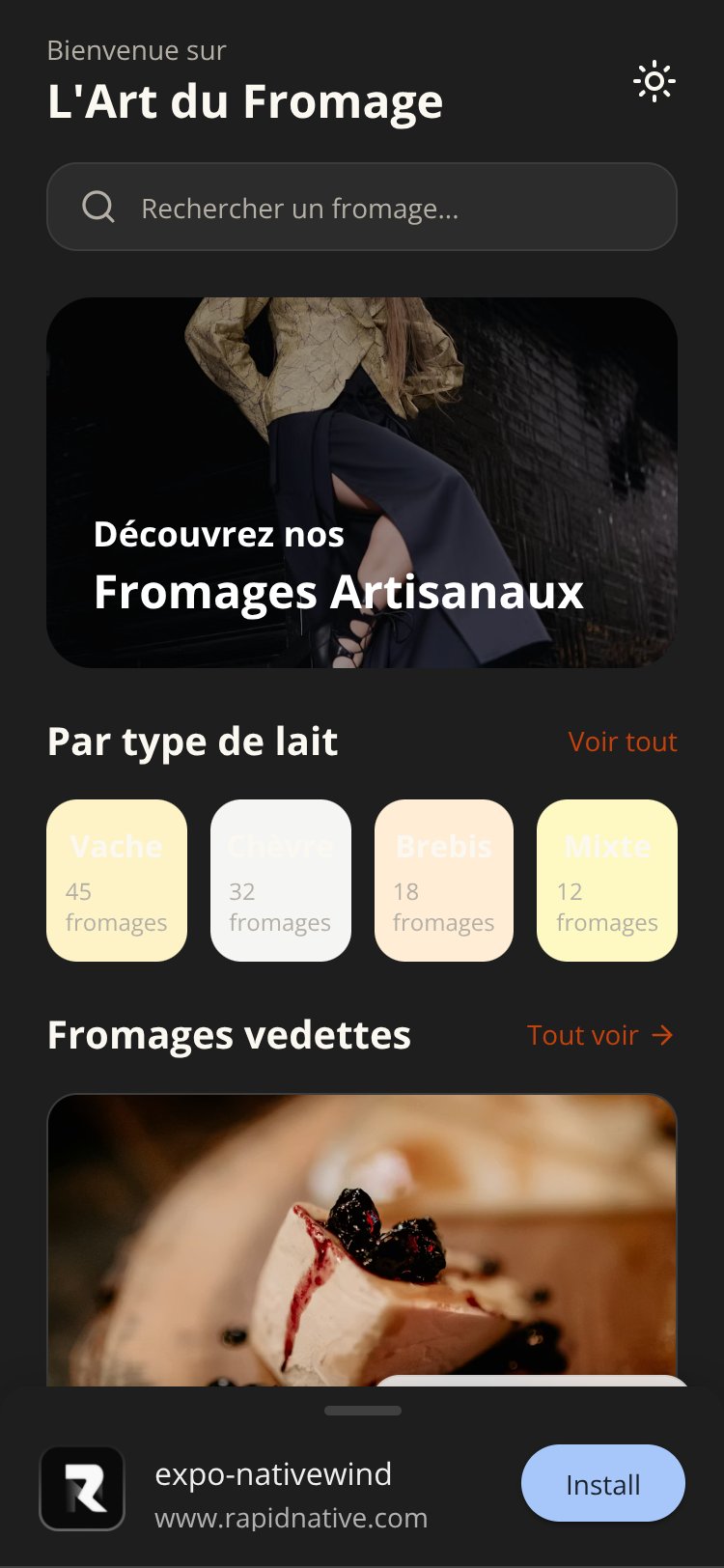 L'Art du Fromage screen 1