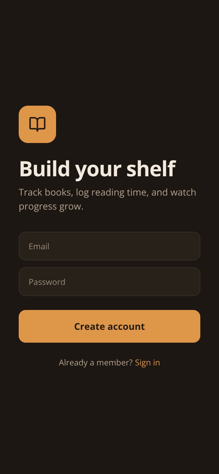 Booklog screen 2