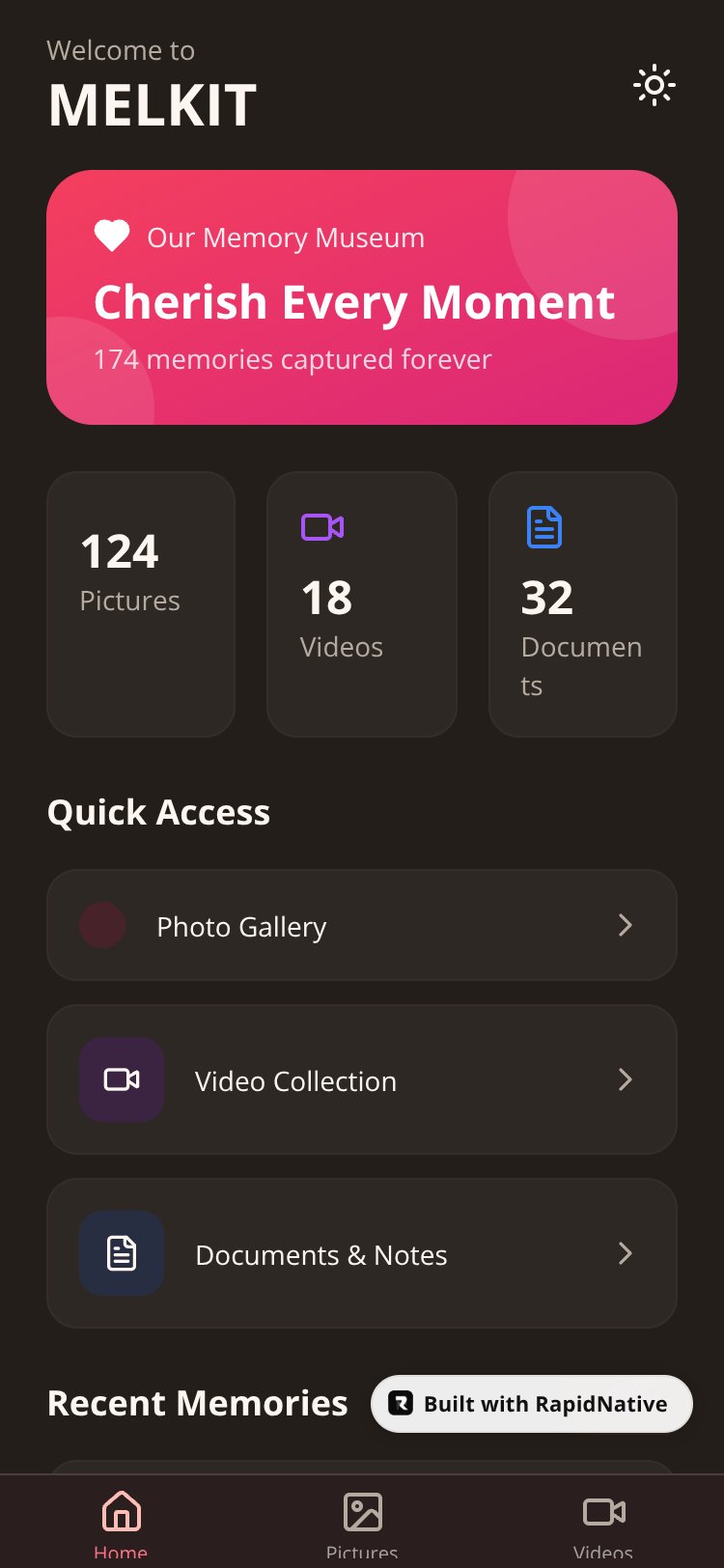MELKIT screen 1