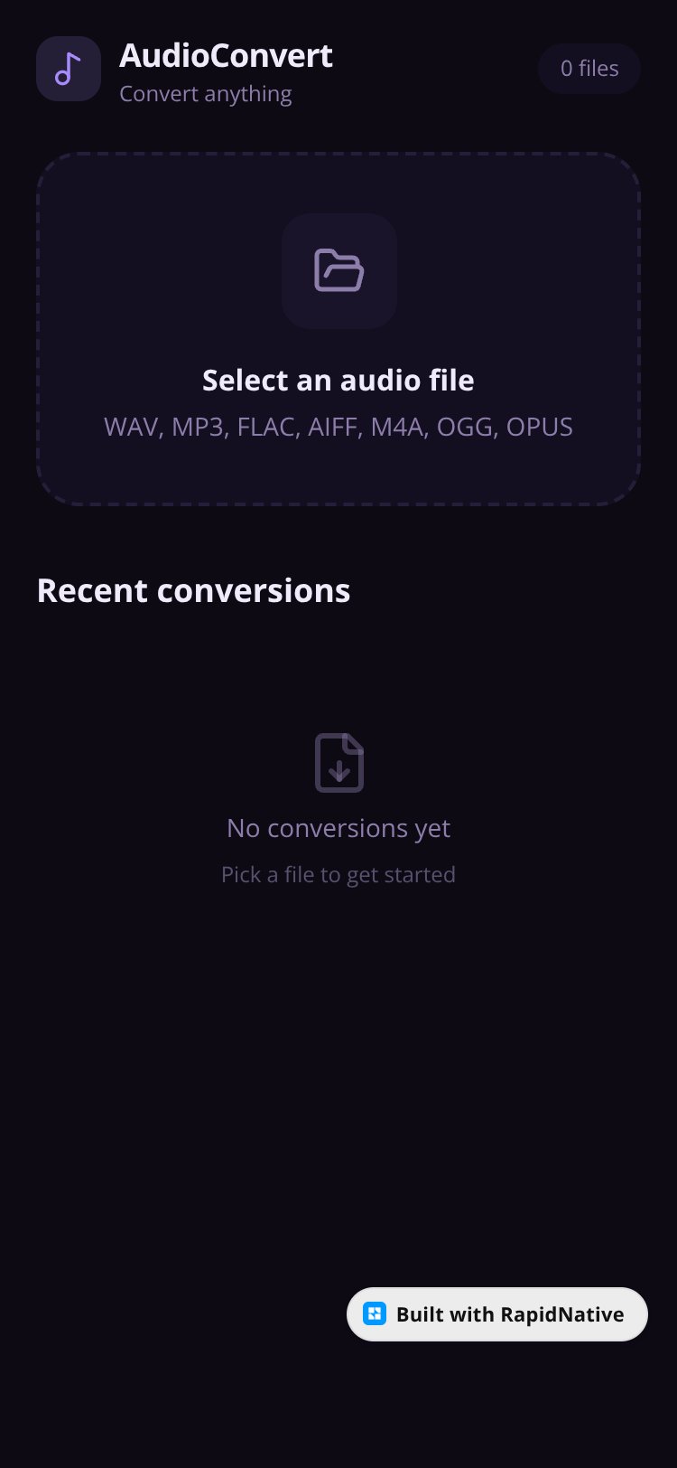 AudioConvert screen 2