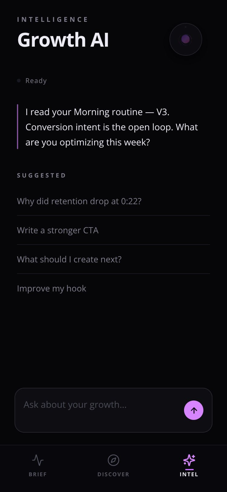 Growth AI screen 4