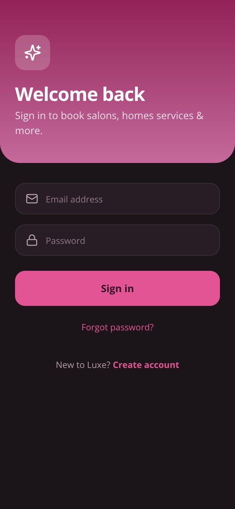 Luxe screen 1