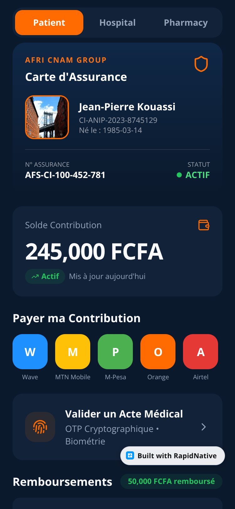 AfriSure screen 2