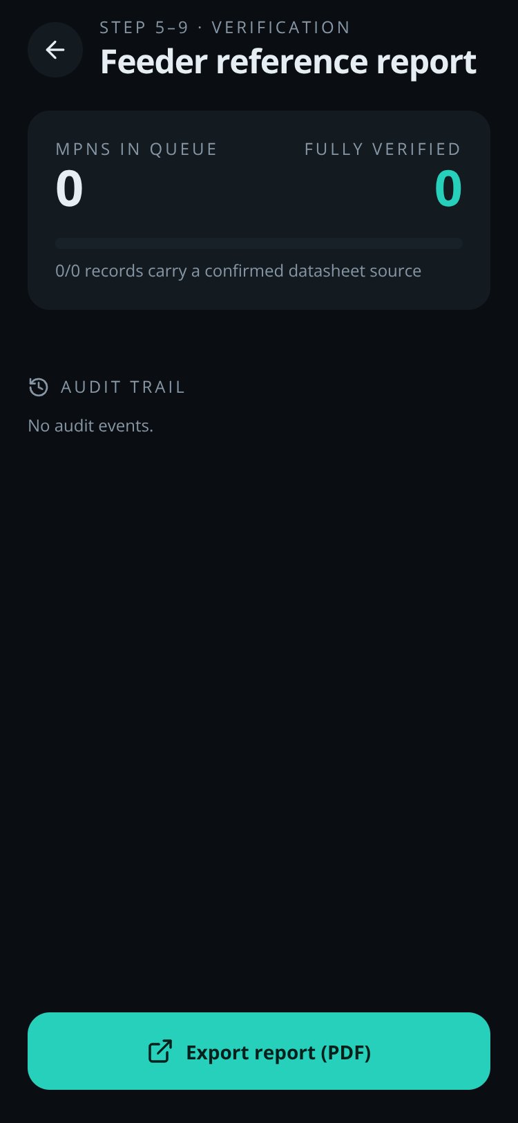 MPN Verify screen 2