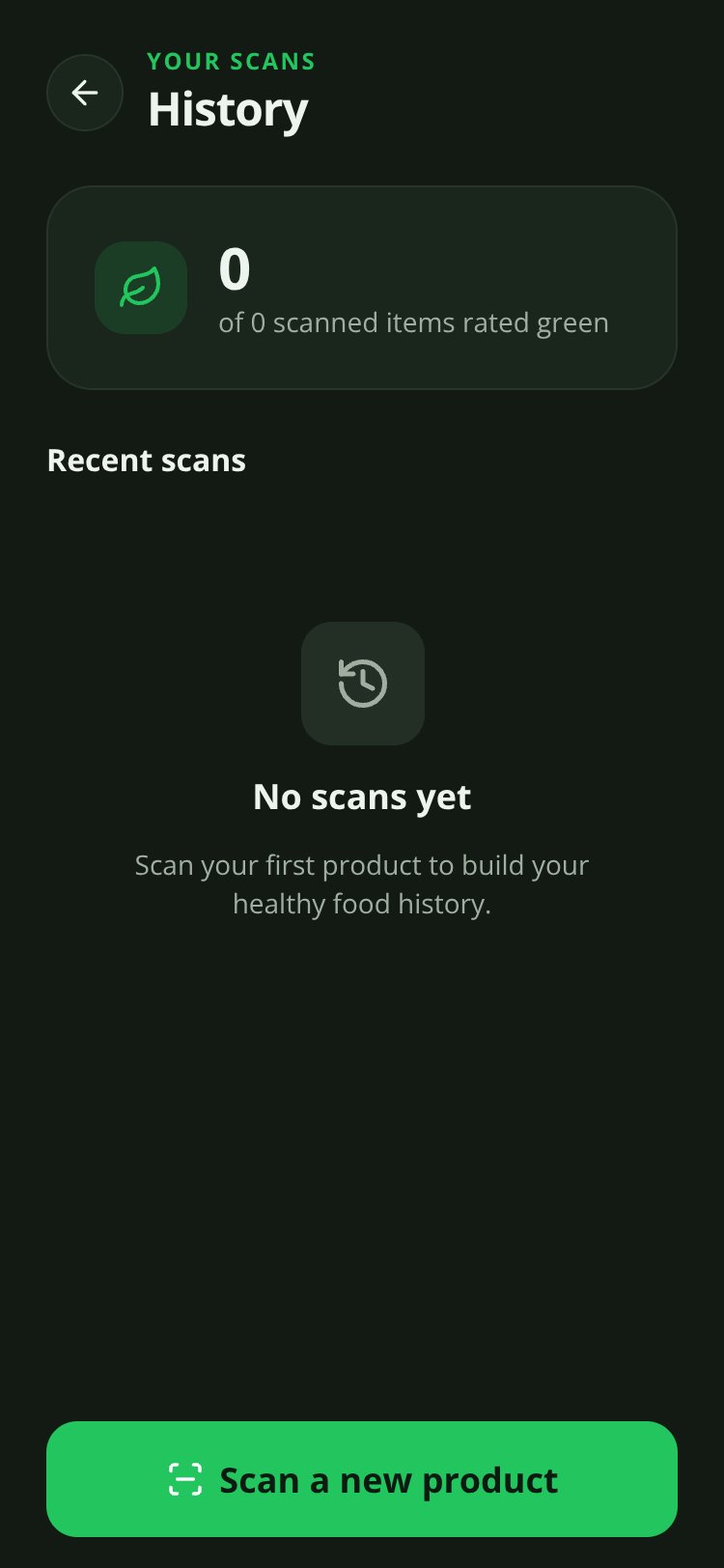 LabelCheck screen 1