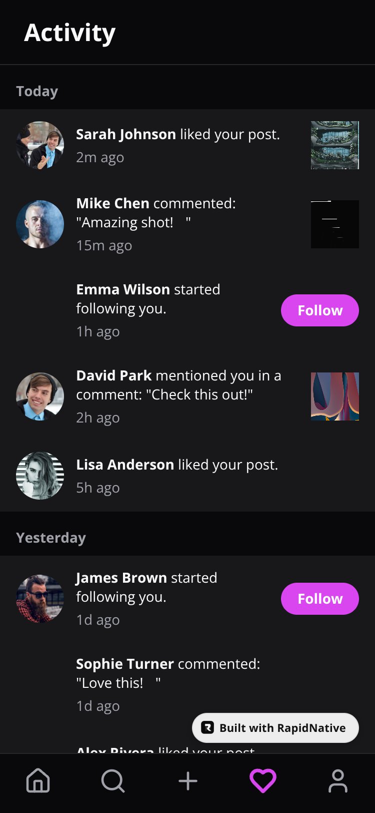 InstaShare screen 2