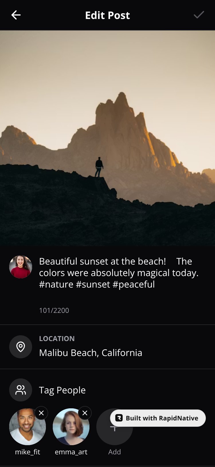 InstaShare screen 3