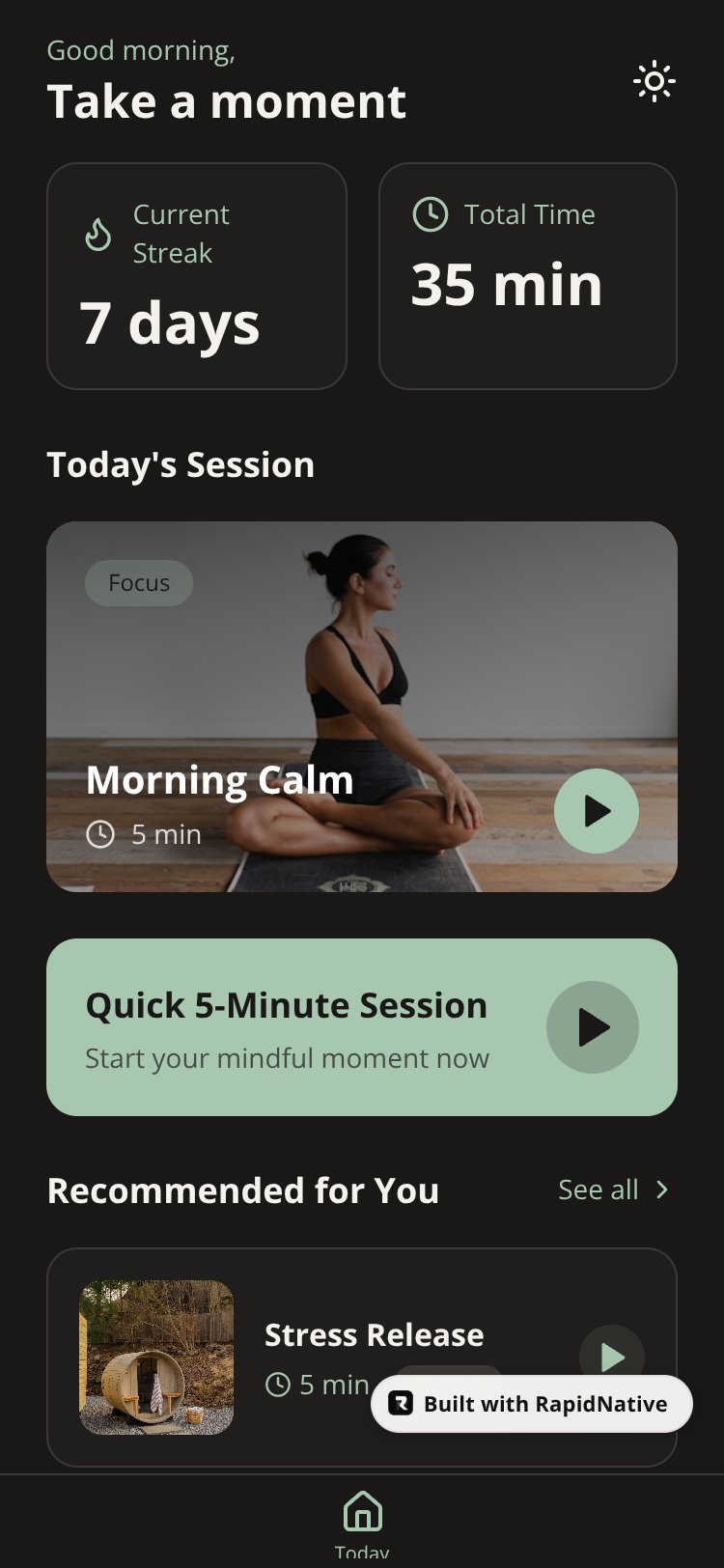 Moment screen 1