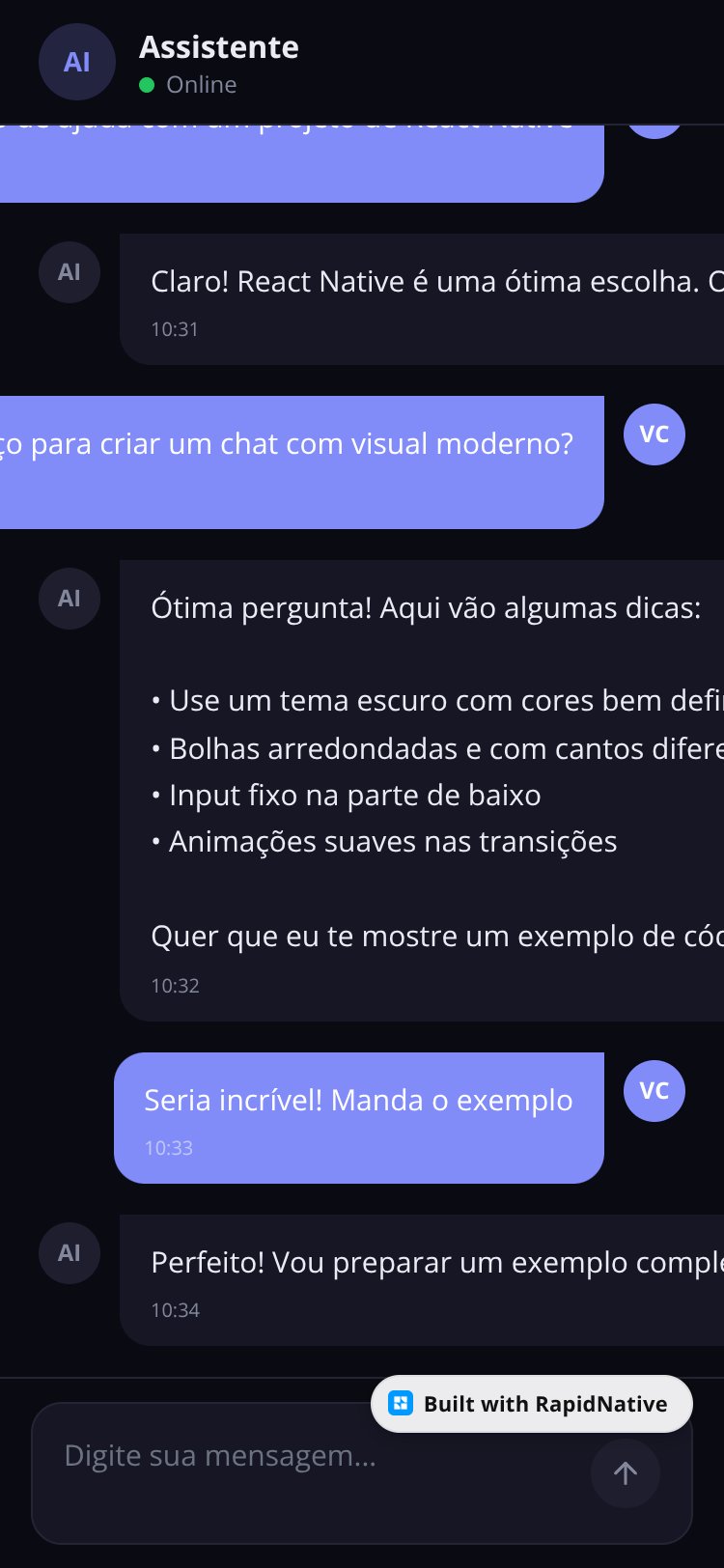 Chat AI screen 1