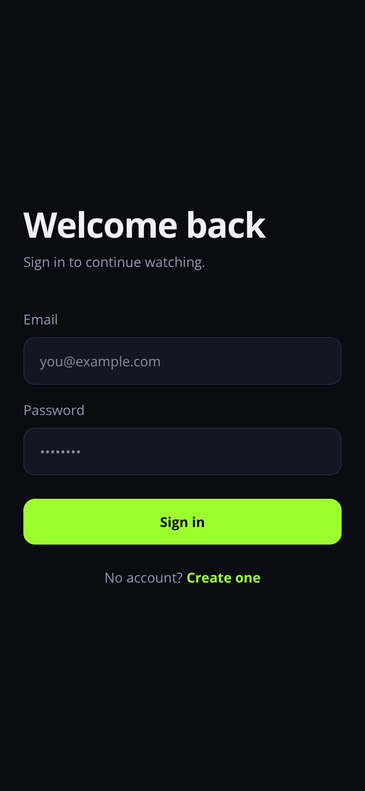 FlickFlow screen 1