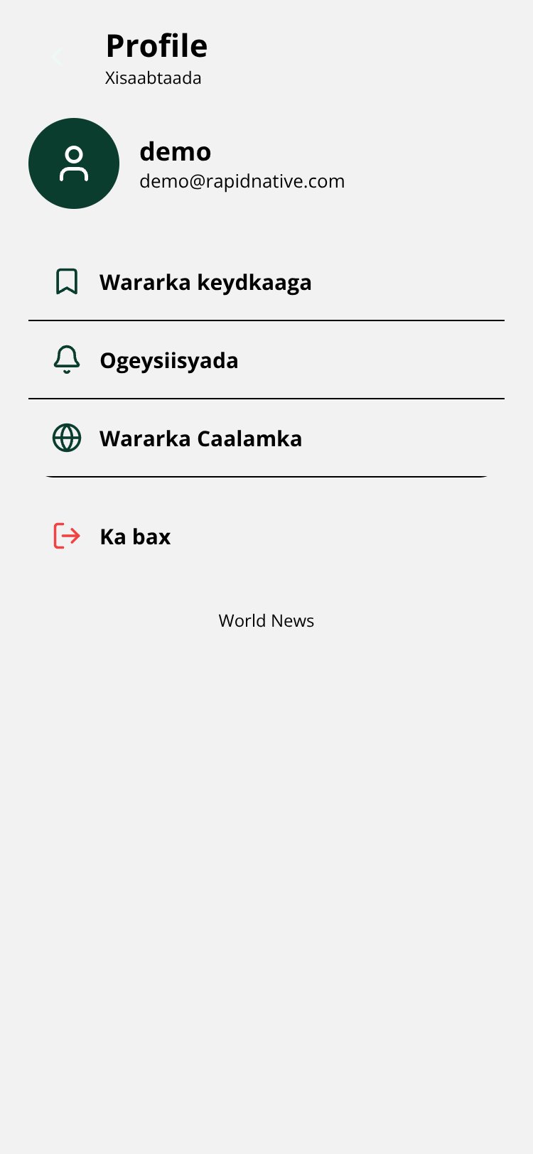 World News screen 4