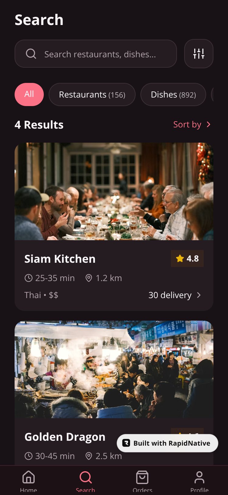 Khuiai Food screen 4