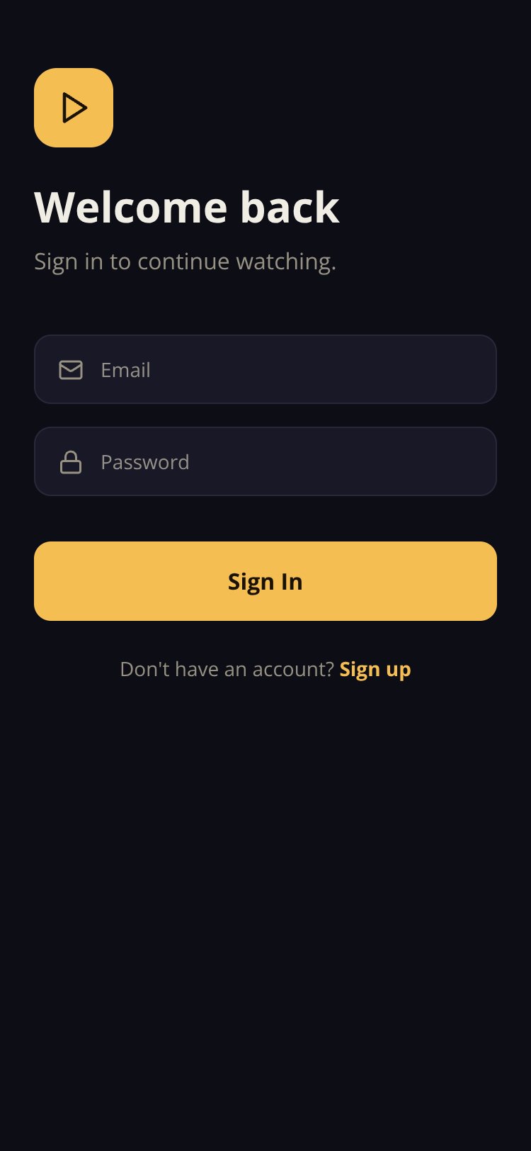 SahanPlay screen 1