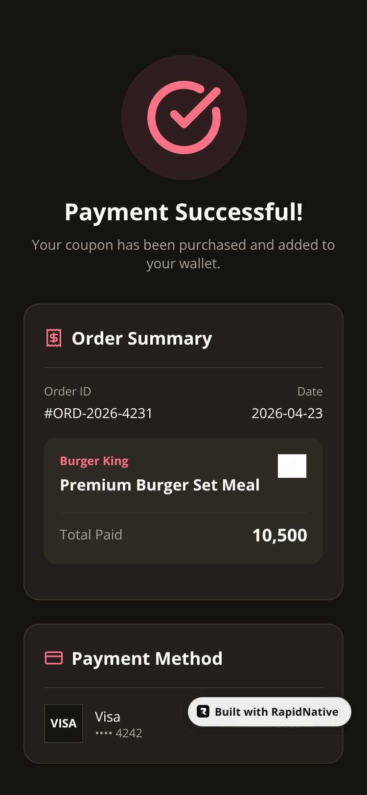 BrightApp screen 1