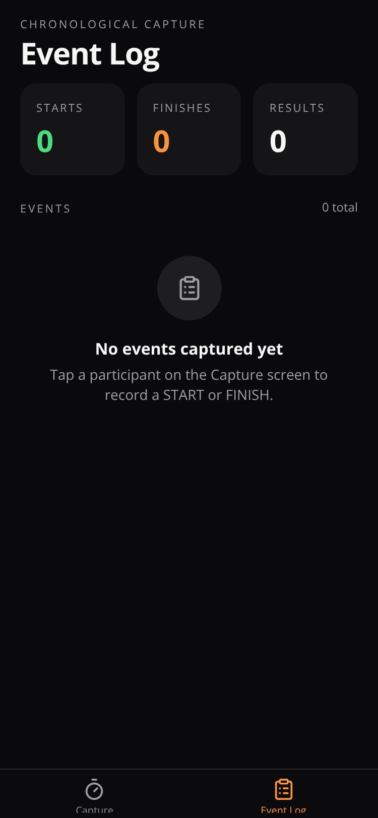 Timing Capture screen 5