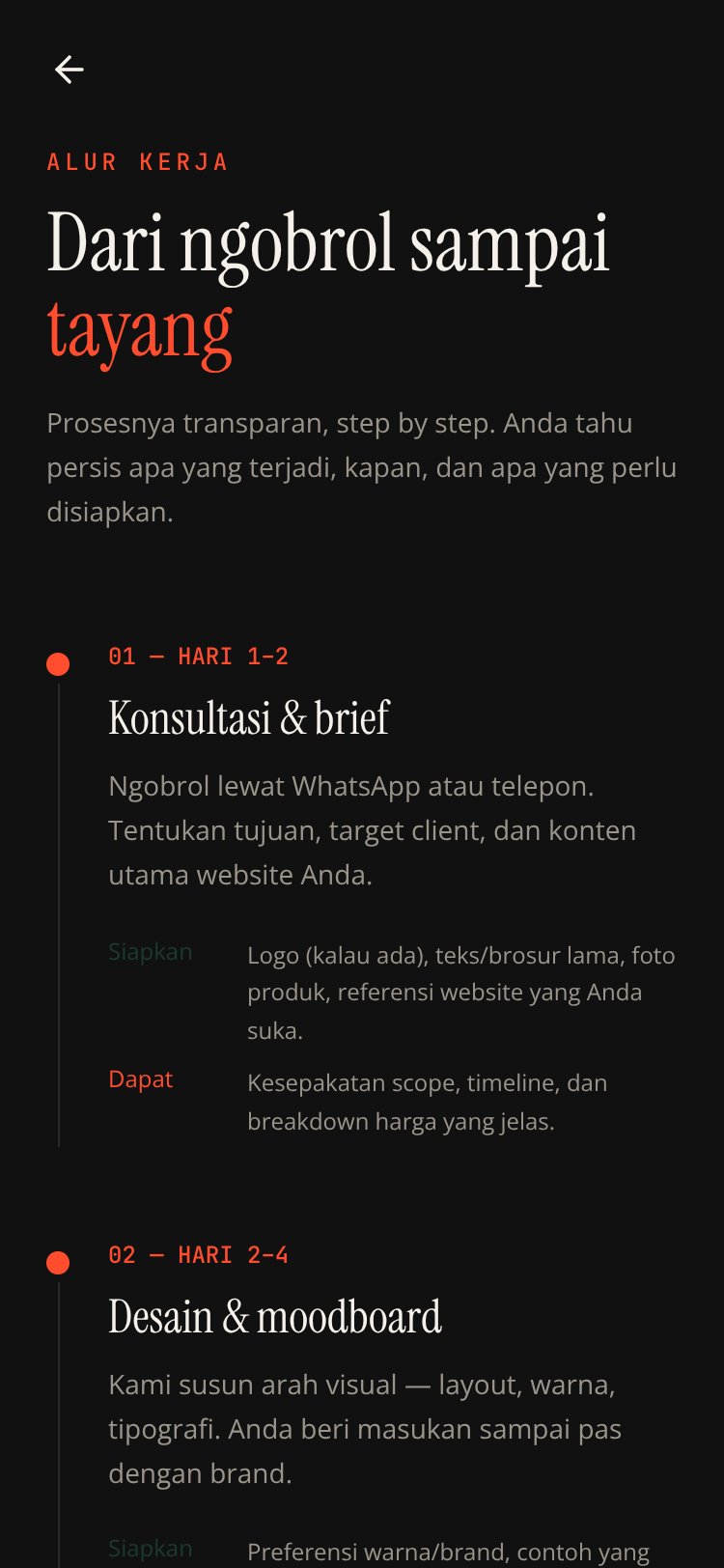 Tampilin Online screen 1