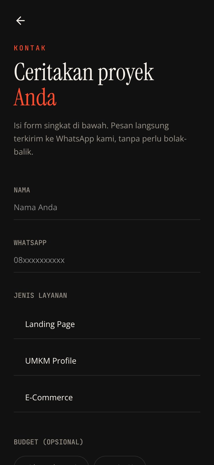 Tampilin Online screen 3