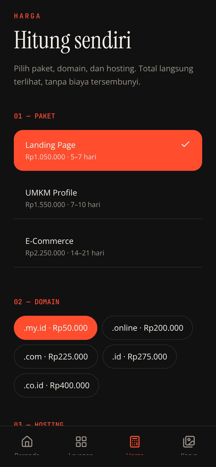 Tampilin Online screen 4