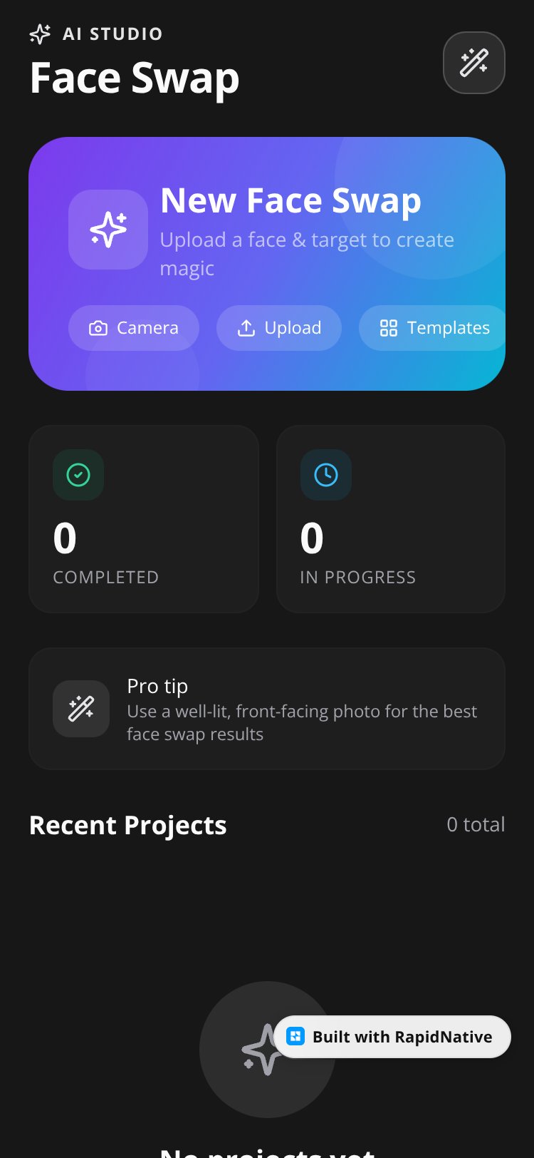 Face Swap Studio screen 1