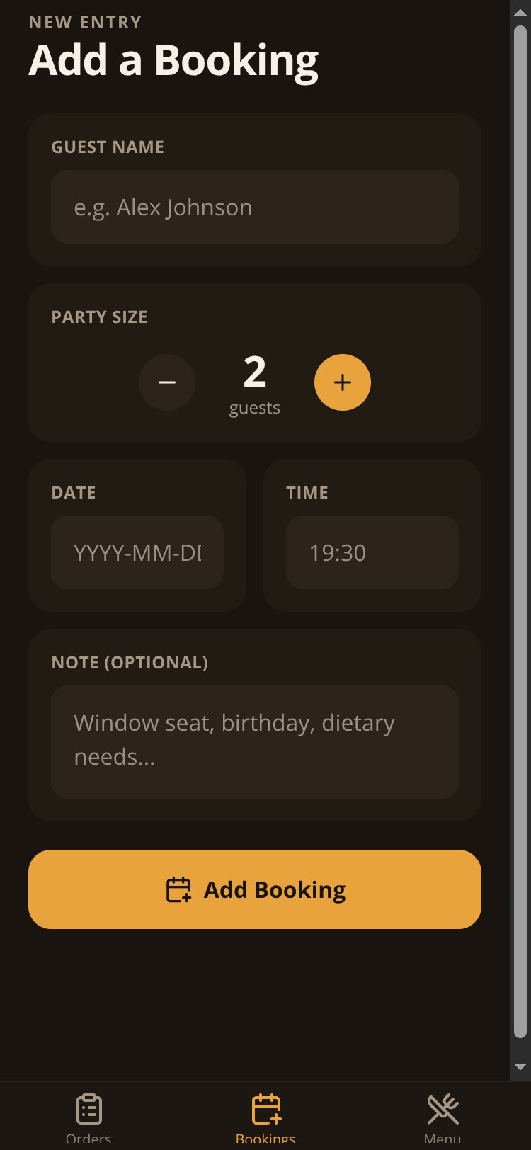TableSide screen 2