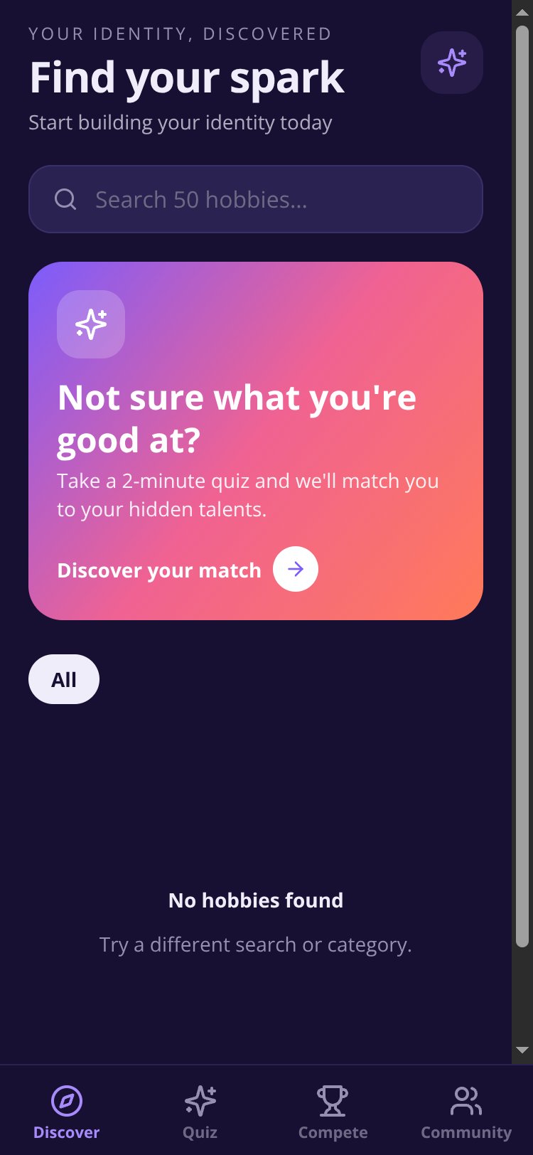 SparkFinder screen 4
