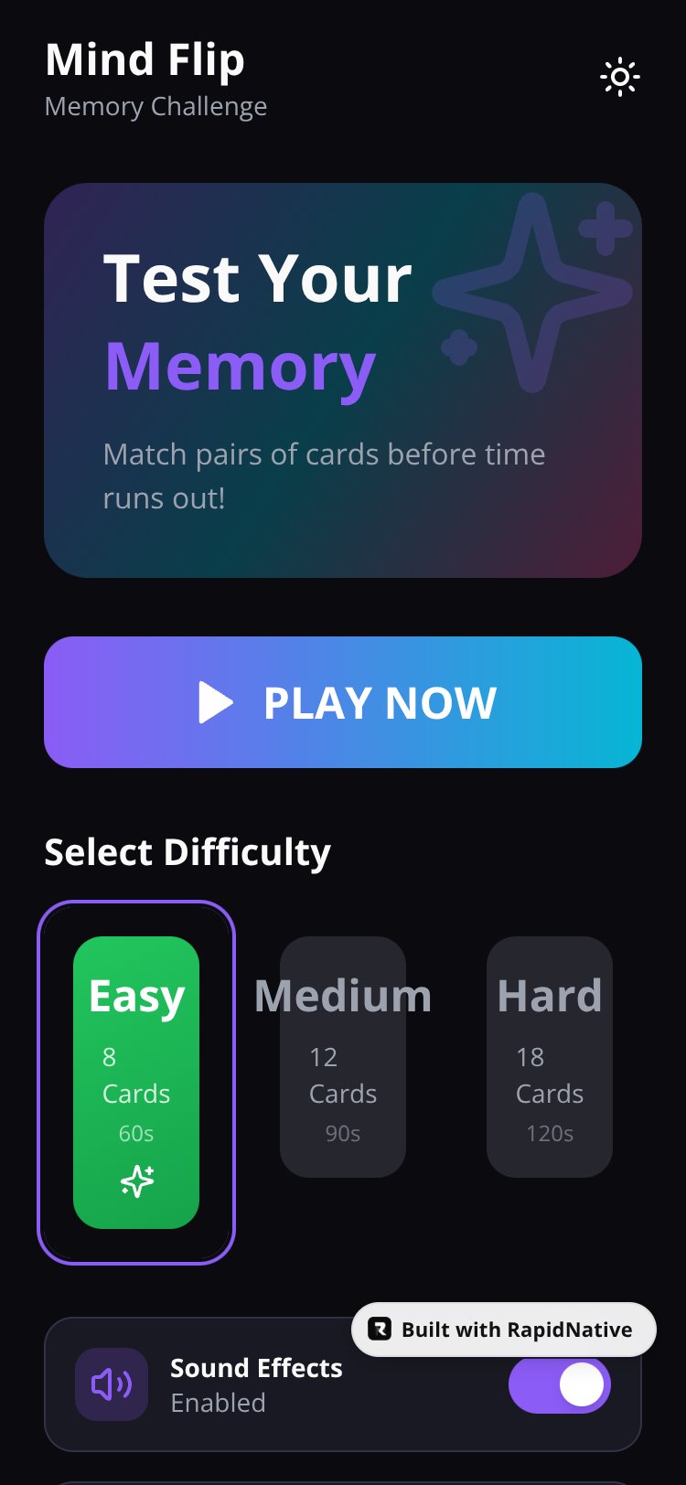 Mind Flip screen 1