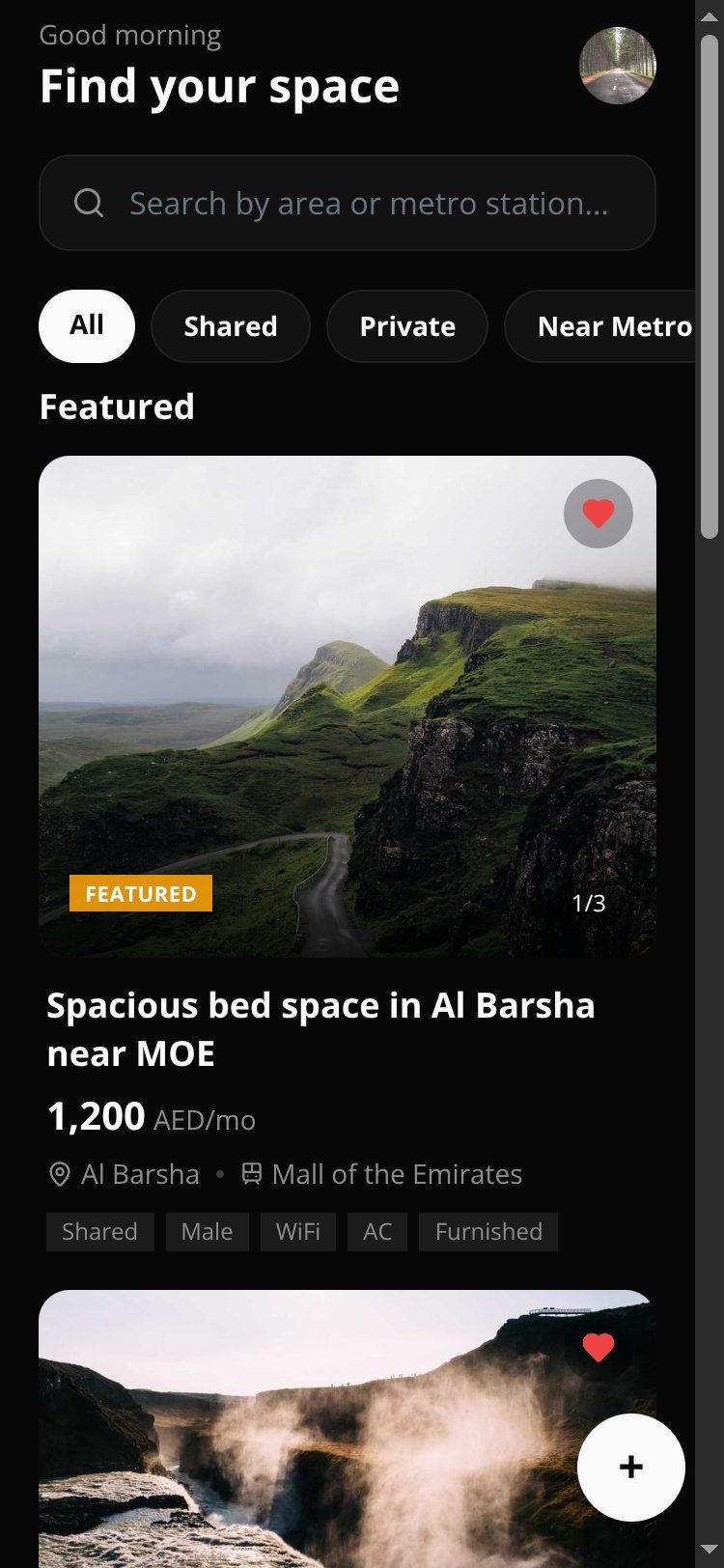 Bed Space Dubai screen 2