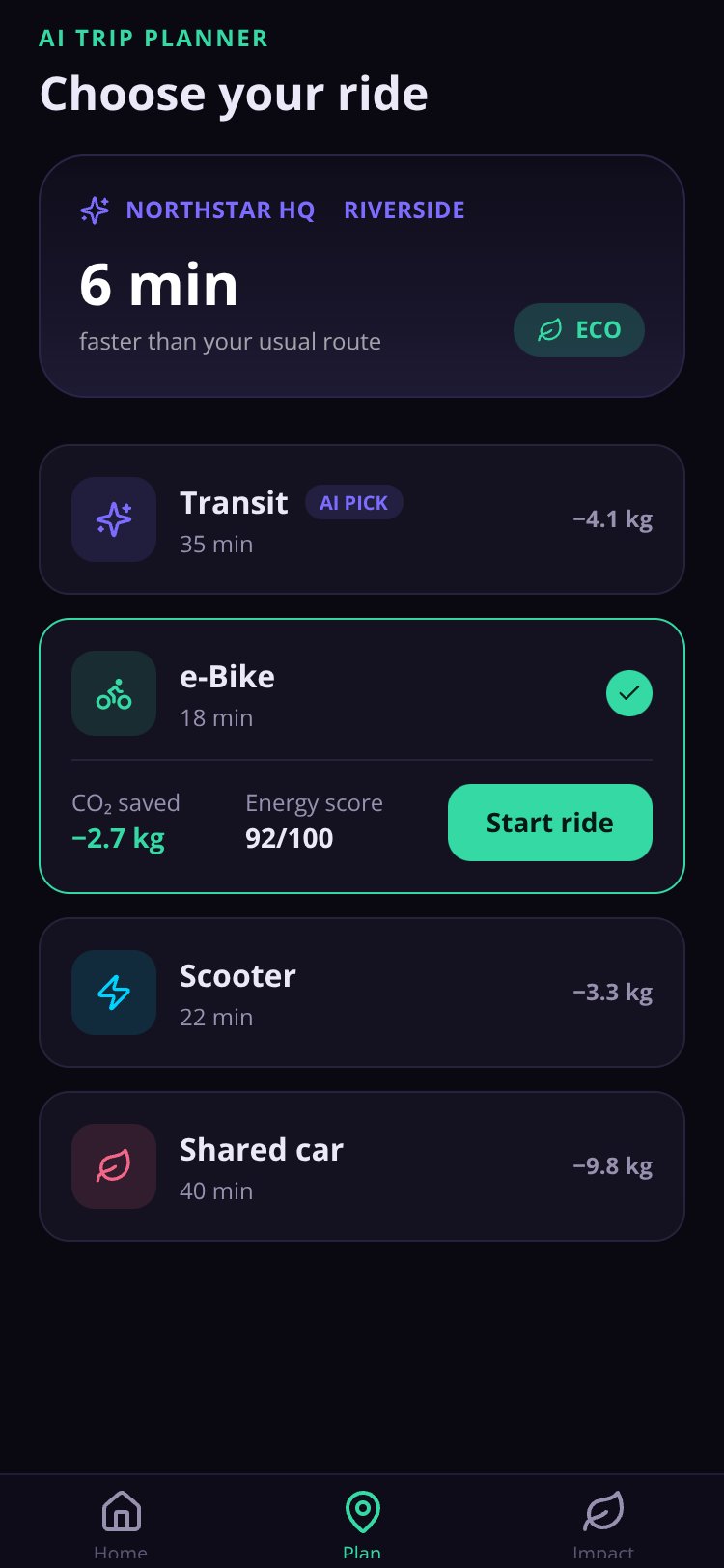 Eco Ride AI screen 5