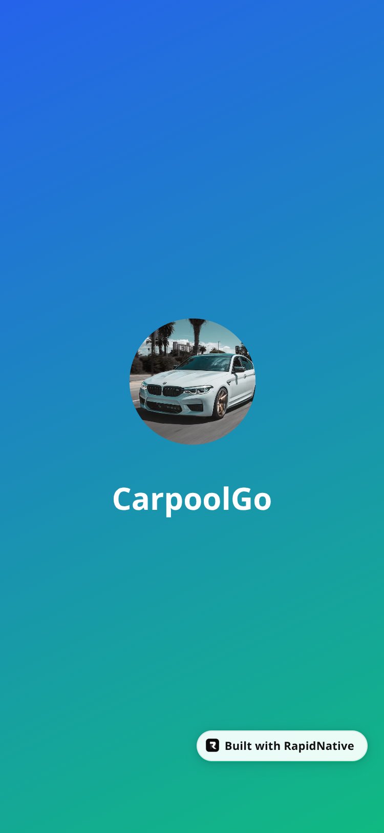 CarpoolGo Copy screen 1