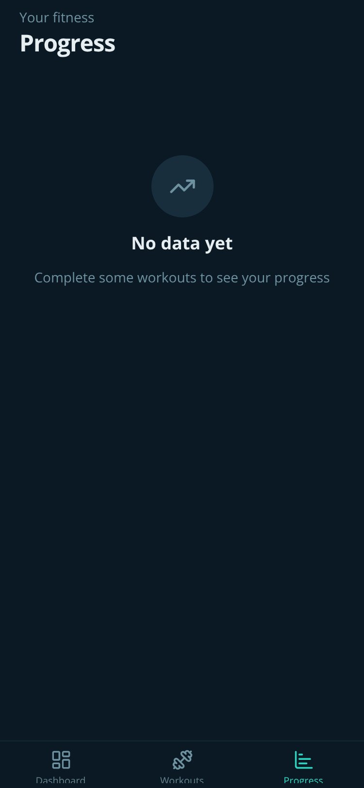 FitForge screen 2