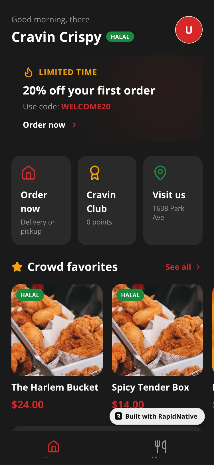 Cravin Crispy screen 4