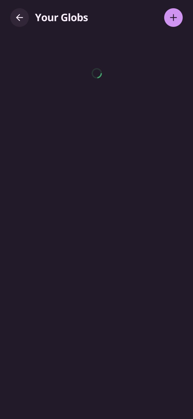 Globs screen 3