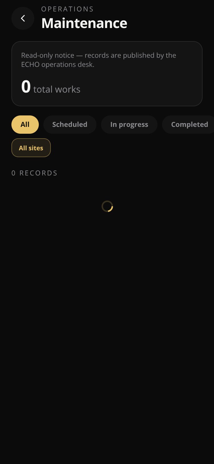 ECHO screen 3