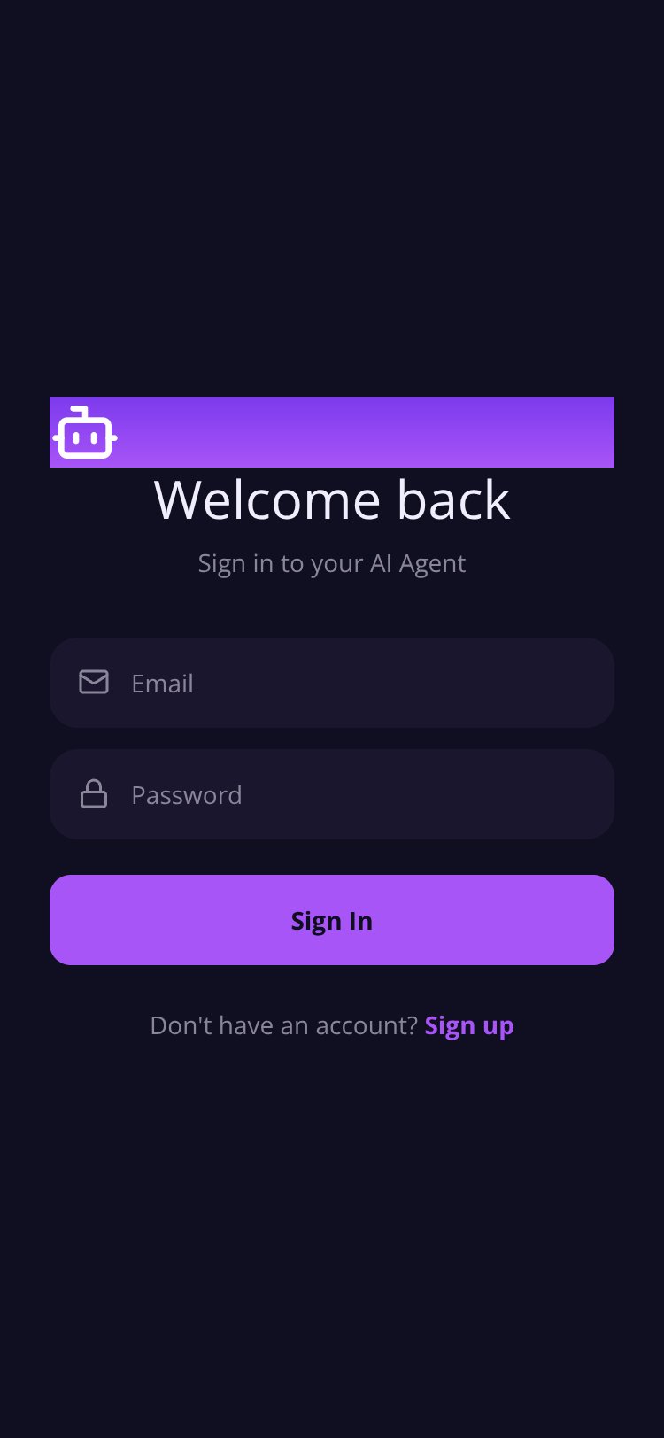 RapidNative App screen 1