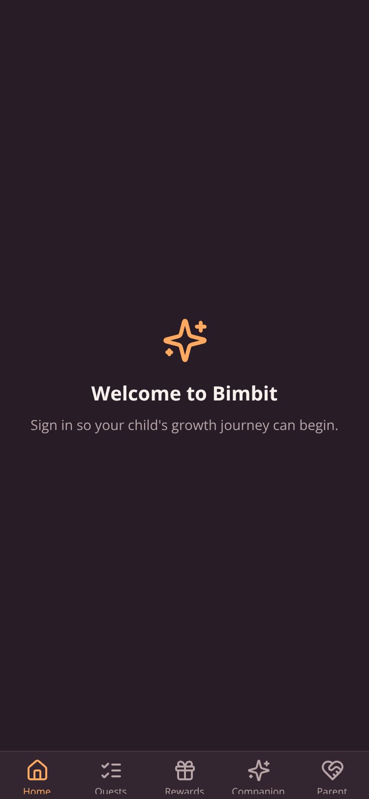 Bimbit screen 1