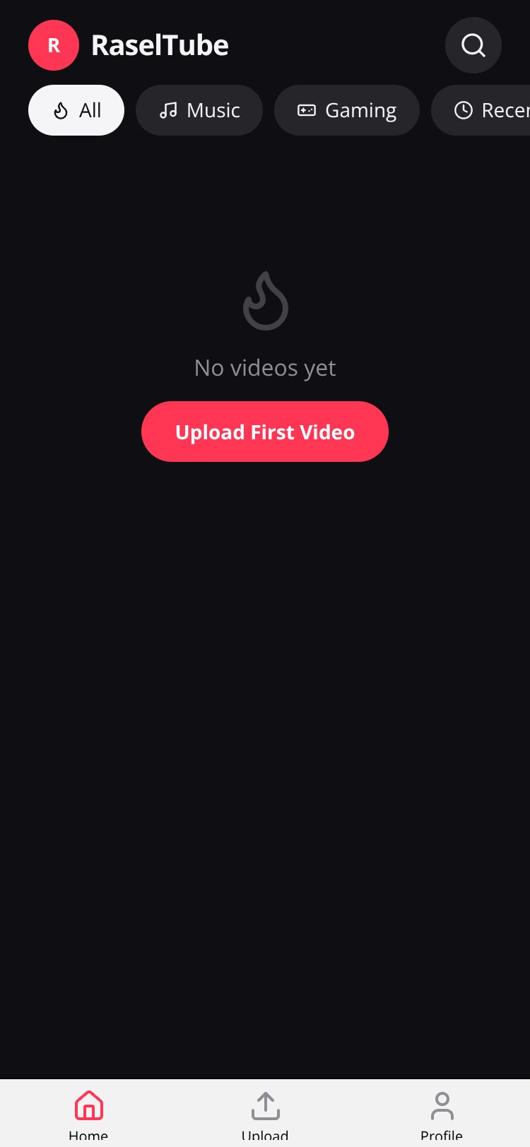 RaselTube screen 1